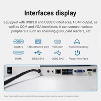 Tablette industrielle robuste auto-commande machine de paiement Android LCD écran tactile tout en un Pc borne de paiement en libre-service kiosque