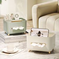 Boîte à mouchoirs pour le rangement, porte-mouchoirs en papier facial, organisateur de bureau, boîte décorative pour télécommande, pour la maison et le bureau