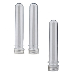 High Quality USB Data Cables Storage Container Food Grade clear <b>Plastic</b> Candy Jars PET Test <b>Tubes</b> With Silver Aluminum Lid - Product Image 6