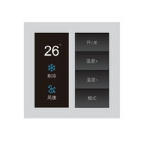 Tuya Zigbee 6 teclas Smart Home Scene Switch Panel Glass Switch para Hotel Villa Smart Lighting