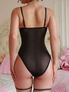 Сексуальные комплекты нижнего белья с кружевом и прозрачными деталями для соблазнительного и соблазнительного образа - Product Image 2