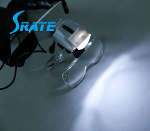 <span class=keywords><strong>Loupe</strong></span> à bandeau avec LED |   Idéal <span class=keywords><strong>pour</strong></span> la réparation <span class=keywords><strong>de</strong></span> montres, les travaux <span class=keywords><strong>de</strong></span> tatouage et les soins <span class=keywords><strong>de</strong></span> beauté - Product Image 4