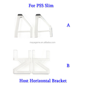 Soporte Horizontal Transparente Triangular para Consola PS5 Slim, Base Antideslizante para Escritorio - Product Image 3