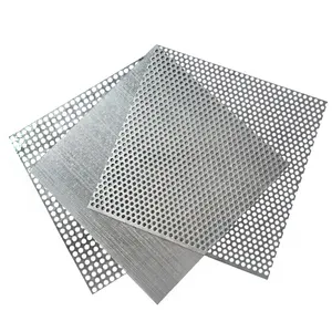 sound proof micron perforated iron mild steel metal sheet design