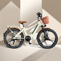 Vélo électrique à roue triangulaire de sport à vente directe, 26 pouces, batterie au lithium 48V 350W, cadre en acier, moteur haute vitesse, 7 vitesses, ville urbaine