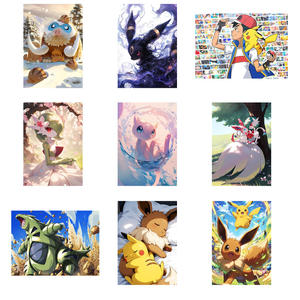 Nuove Carte Pokémon di Alta Qualità con Intaglio su Carta, Promozioni Anime, Cornice Artistica Estesa, Lastre 3D con Intaglio su Carta, Scatole Sorpresa, Regali per Bambini - Product Image 2