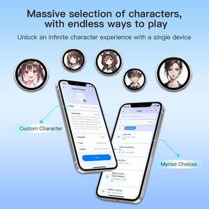 2026 Nuevo Insignia Interactiva Inteligente con Wifi y Pantalla IPS de 1.8 Pulgadas para Fans de <span class=keywords><strong>Anime</strong></span> y Videojuegos: Transfiere Fotos, GIFs, Animaciones y Videos - Product Image 4