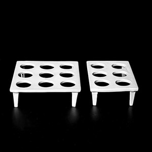 Support à creusets en céramique à 6 trous, support à creusets en porcelaine de Tangshan, support à creusets de 30 ml, support à creusets à 9 trous, support à creusets de laboratoire de 50 ml - Product Image 4