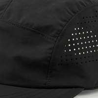 Gorras de 5 Paneles Personalizadas de Nailon Impermeable, con Perforaciones Cortadas a Láser, de Secado Rápido, para Correr al Aire Libre, para Hombre