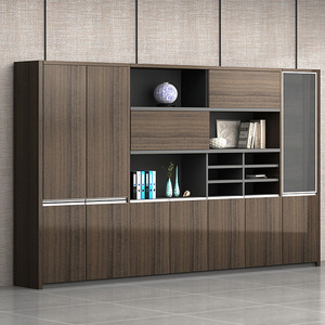 Thiết kế hiện đại thấp ngắn kệ sách bằng gỗ hiện đại giá đồ nội thất văn phòng giá rẻ Tủ hồ sơ Tủ Sách - Product Image 2