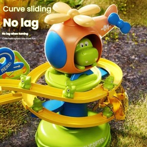 2025 nouveaux jouets à la mode dinosaure parc automatique toboggan voie ferrée jouets d'aventure escalade escalier chasse <span class=keywords><strong>jeu</strong></span> de course pour enfants garçons - Product Image 5
