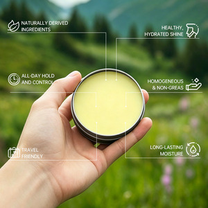 <span class=keywords><strong>Balsamo</strong></span> per la Cura della Barba 60g con Logo Personalizzato, Olio di Cocco Naturale e Olio di Jojoba, Senza Profumo, Nutriente e Levigante per <span class=keywords><strong>Uomo</strong></span> - Product Image 4