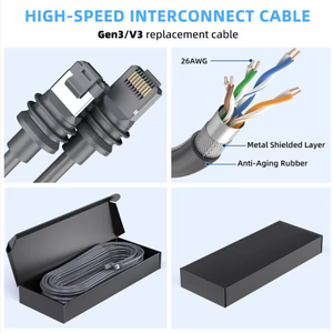 Kit Internet Starlink Gen3 V3 avec câble Ethernet Cat6 de 33 pieds et connecteur USB 3.1 pour utilisation avec caméra - Product Image 6