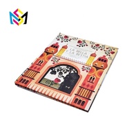 Livre d'histoires pour enfants personnalisé en couleur pleine page, couverture rigide, art silhouette classique, livre de lecture pour enfants, approvisionnement direct usine en gros