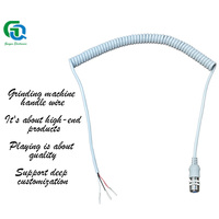 Câble de ressort gris PE brillant 3 conducteurs en cuivre pour machine à polir les lance-pierres, fil de poignée Guoqun GQ/XXX, vente en gros en stock