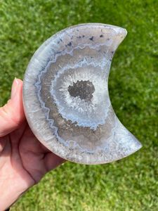 Piedras de Ágata Azul Pulida al por Mayor, Piedras de Cristal Vibrantes y Coloridas para Decoración del Hogar y Regalos - Product Image 3