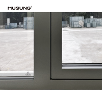 Fenêtre à persiennes en aluminium de conception moderne pour villa et maison de ville, ouverture extra-large, double vitrage, écoénergétique – Offre Spéciale