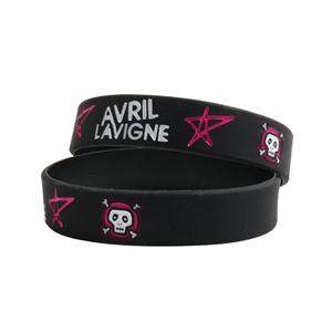 Bracelets en silicone tendance de haute qualité, style punk rock, pour cadeaux promotionnels - Product Image 3