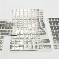 Autocollants de boutons en braille en acier inoxydable Modèle 011 Taille personnalisée pour boutons d'ascenseur dans les milieux commerciaux et médicaux
