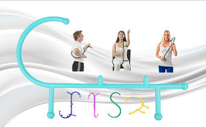 Trigger Point Selbst massage gerät Stick Thera cane Body Muscle Relief Rücken massage haken Therapeut isches Entspannungs druck werkzeug - Product Image 6