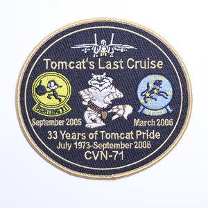 衣類用カスタム卸売高品質フル刺繍パッチバッジ、格安で100％カスタム刺繍パッチを製造 - Product Image 3