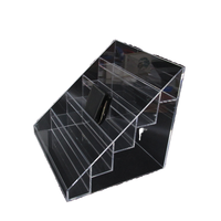 Jihong acrylique cosmétique portefeuille support Mobile présentoir supermarché étagère Transparent Carton emballage personnalisable léger