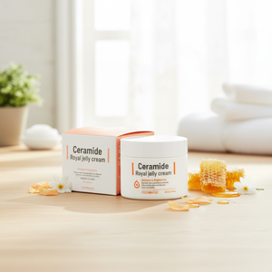 Ceramide Royal Jelly Niacinamide 100ml <b>Face</b> Cream FOODAHOLIC Korean Skincare Hydrating Nourishing Whitening Anti-Aging OBM for - Product Image 3