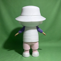 Personalizada mascota diseño flor muñeca dibujos animados mascota 3D muestra espuma tallado empresa mascota animación disfraz y Prop producción