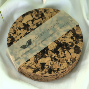 Posavasos de corcho ecológico, diseño de Chocochip, vajilla desechable de chapa de un solo lado duradera, alfombrillas para oficina en casa - Product Image 1