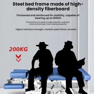 Meja <span class=keywords><strong>Chiropractic</strong></span> Elektrik dengan Logo Kustom, Warna Tenang, untuk Penyesuaian <span class=keywords><strong>Chiropractic</strong></span>, Fisioterapi, Pijat Seluruh Tubuh, dan Tekanan - Product Image 2