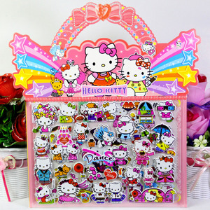 Los niños pegatinas 3D Puffy pegatinas para niños de la pared de lindo a granel pegatinas para niña niño regalo de cumpleaños hola <span class=keywords><strong>kitty</strong></span> princesa Ultraman - Product Image 5