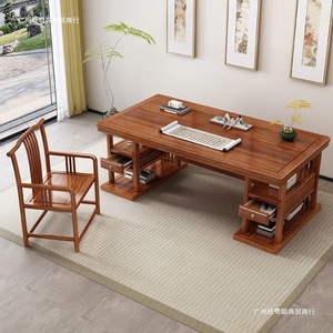 New Chinese Style Rosewood Solid Wood <b>Desk</b> With Drawers Office <b>Study</b> Tea Table Calligraphy Furniture - Product Image 2