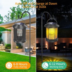 <b>Solar</b> Lantern Tungsten Filament <b>Fence</b> Type Waterproof Outdoor <b>Garden</b> Courtyard Warm <b>Light</b> Night Lamp - Product Image 3