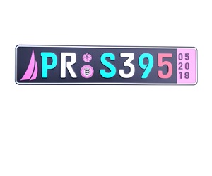 Placa <span class=keywords><strong>de</strong></span> matrícula decorativa <span class=keywords><strong>de</strong></span> tamaño europeo, placa <span class=keywords><strong>de</strong></span> matrícula <span class=keywords><strong>de</strong></span> estilo europeo personalizada - Product Image 6