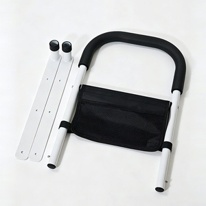 XY <b>Bedside</b> Handrail 307 Flat Steel Embedded Model With <b>Storage</b> Bag For Elderly Assistance - Product Image 2