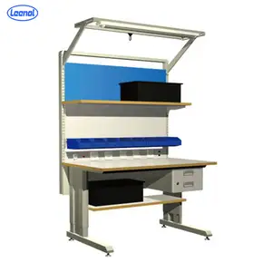 Leenol Leenol SMT Manufacturer Customized Aluminum Material Working Table Assembly Line Workbench Esd Working Table