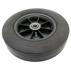 S-S 250 Mm 10 Inch Solid Rubber Wheel For Trolley