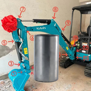 Boccole di ricambio per escavatore-boccola per benna, boccola per braccio, boccola motore per parti di macchine - Product Image 1