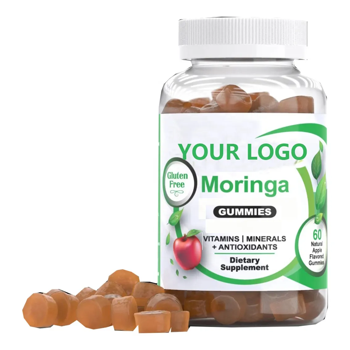 Großhandels preis Bio-Blatt Softgel Moringa Tablette Pillen Moringa Gummies Kapsel zum Verkauf für Detox und Antioxidantien