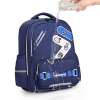 Nouveau sac à dos scolaire Oxford de style britannique, protecteur de colonne vertébrale, réducteur de charge, avec coussin d'air, respirant et imperméable