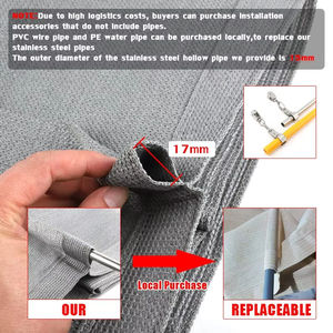 Auvent télescopique extérieur en HDPE, filet pare-soleil ondulé, anti-UV, pergolas, auvent rétractable, voiles d'<span class=keywords><strong>ombrage</strong></span> pour piscine - Product Image 4