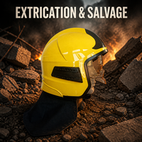 Casque de sauvetage technique multifonctionnel avec logo personnalisé, casque de sauvetage léger pour la lutte contre les incendies