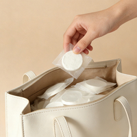 Toalla Facial Desechable de Fibra Vegetal No Tejida Comprimida, Biodegradable, Diseño Moneda Mágica, para Viajes, Hotel, Spa, Salón de Belleza, Limpieza, OEM, Venta al Por Mayor