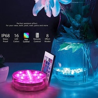 IP68 Wasserdichte mehrfarbige LED-Tauch leuchten Unterwasser-Nacht lampe Tee licht Vase Bowl Party Hochzeit Weihnachts dekoration
