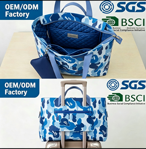 Hot Selling Custom Knit <strong>Tote</strong> <strong>Bag</strong> Large Capacity Casual <strong>Tote</strong> Women's Handbag Chain <strong>Nylon</strong> Lining Low Price Designer <strong>Zipper</strong> Style - Product Image 1