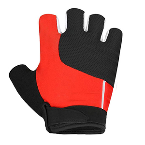 Gants de cyclisme mi-doigts en Spandex/Coton, écologiques, séchage rapide, compatibles écran tactile, détection par aiguille, logo personnalisé, vente en gros, sur mesure - Product Image 5