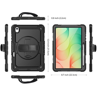 Pelindung Layar Seluruh Bodi dan Casing Tablet untuk Samsung Galaxy Tab S12 Plus 2026 12.4 Inch Dilengkapi Tali Bahu