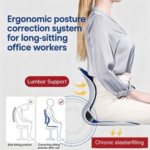 Coussin de siège ergonomique de soutien lombaire pour correction de posture, vente <span class=keywords><strong>en</strong></span> gros, direct usine, pour usage quotidien à domicile et au bureau - Product Image 5