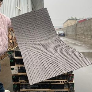 Panel de Revestimiento de Pared Flexible de Piedra de Lujo, Diseño de Bambú, Arcilla Modificada, Adaptable, Resistente al Calor, para Cafetería o <span class=keywords><strong>Terraza</strong></span> - Product Image 2