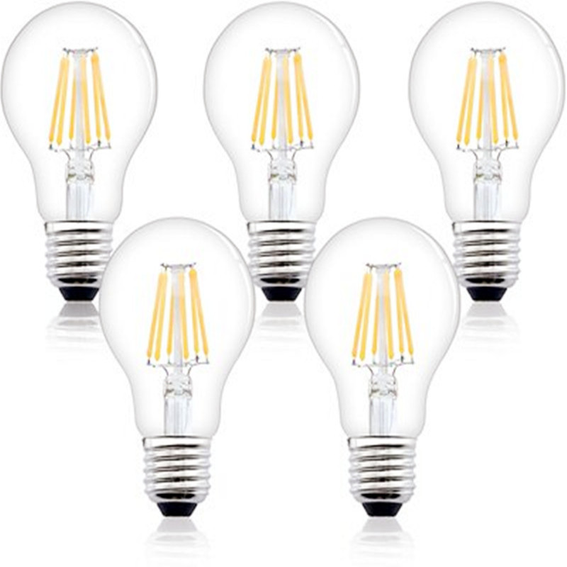 CX-Lighting, Высококачественная дешевая Светодиодная лампа с регулируемой яркостью на 360 градусов, лампы накаливания A60 с цоколем B22 E27, 4 Вт